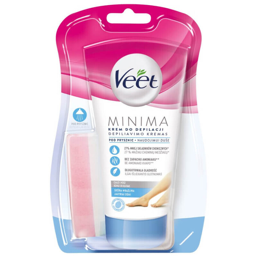 Winkel op Veet Silky Fresh, ontharingscrème voor onder de douche, gevoelige huid, 135 ml Veet Silky Fresh, ontharingscrème voor onder de douche, gevoelige huid, 135 ml