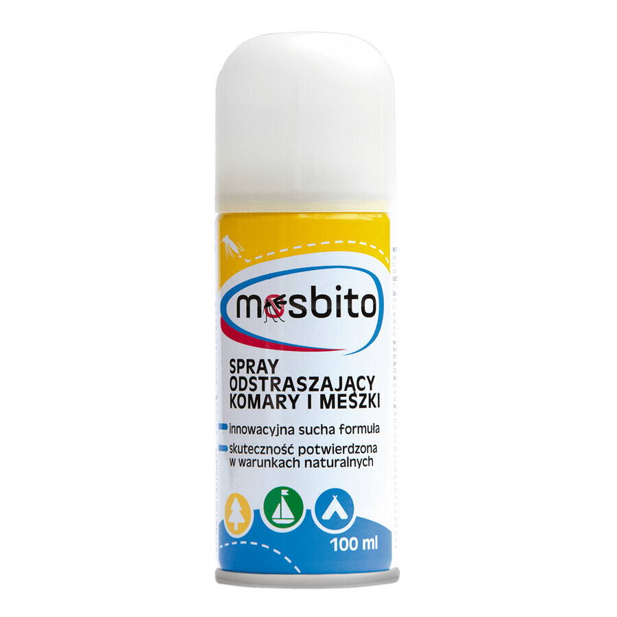 Mosbito, dry spray against mosquitoes and mosquitoes, 100 ml