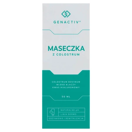 Genactiv, Kolostrum-Gesichtsmaske, 50 ml