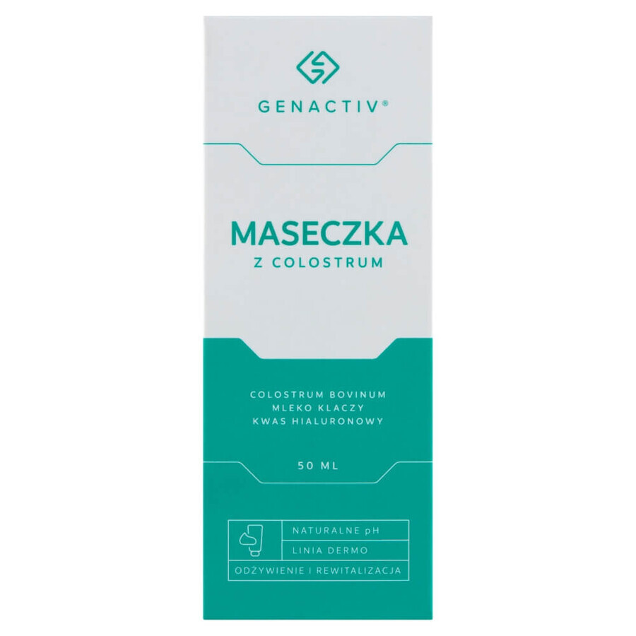 Genactiv, facial mask with colostrum, 50 ml