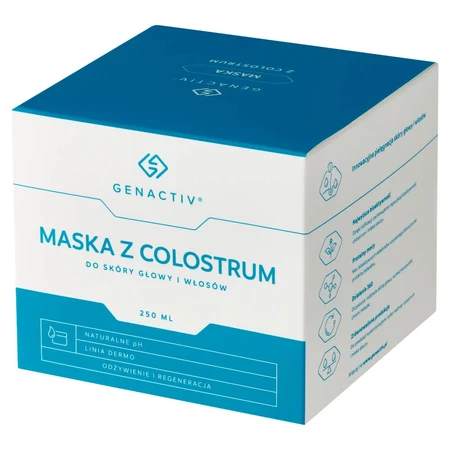 Genactiv, colostrum mask for scalp and hair, 250 ml