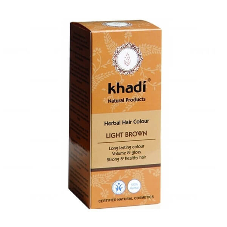 Khadi, henna, light brown, 100 g