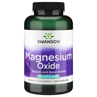 Swanson Magnesium, magnésium 200 mg, 250 gélules