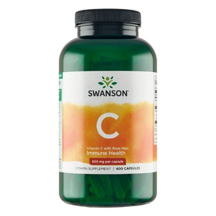 Swanson C, Vitamin C 500 mg mit Hagebutte, 400 Kapseln