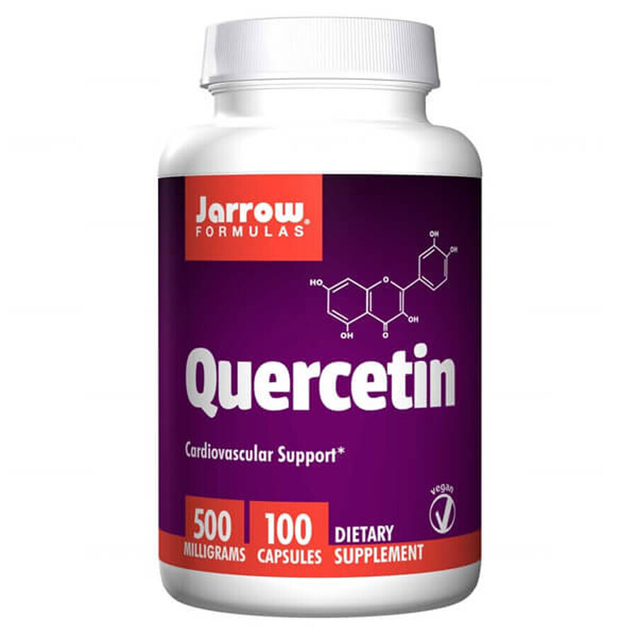 Acquista Jarrow Formulas Quercetin 500 mg, quercetina, 100 capsule vegetali Jarrow Formulas Quercetin 500 mg, quercetina, 100 capsule vegetali