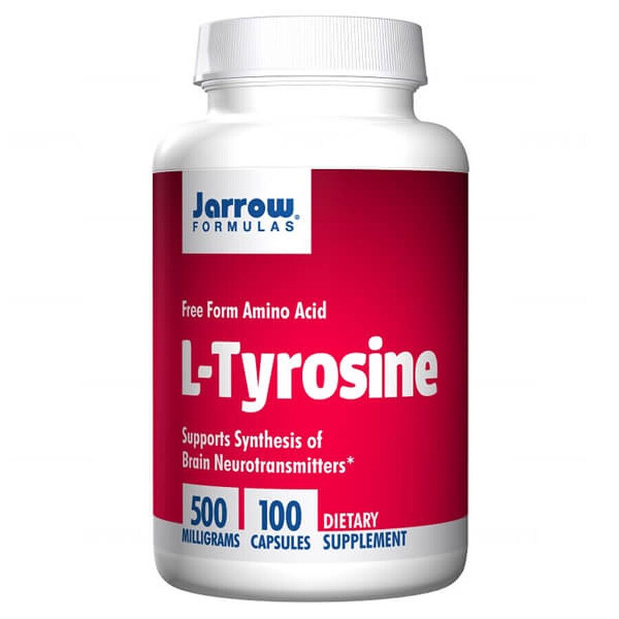Comprar Jarrow Formulas L-Tirosina, L-tirosina 500 mg, 100 cápsulas Jarrow Formulas L-Tirosina, L-tirosina 500 mg, 100 cápsulas