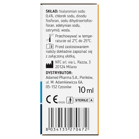 Hialeye 0,4%, hydraterende oogdruppels, 10 ml