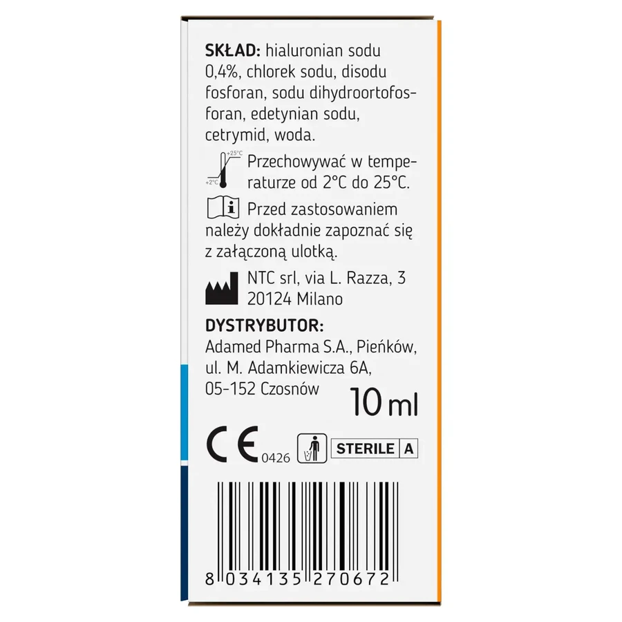 Hialeye 0,4%, hydraterende oogdruppels, 10 ml