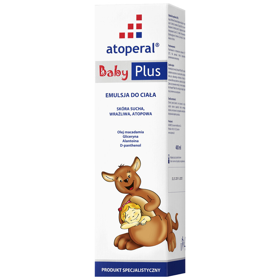 Boutique Atoperal Baby Plus, émulsion corporelle, 400 ml Atoperal Baby Plus, émulsion corporelle, 400 ml