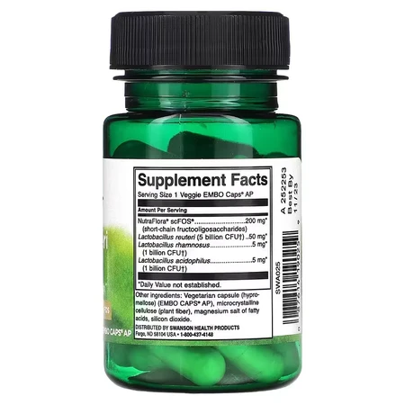 Swanson L. Reuteri Plus, 30 vegetarian capsules