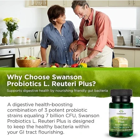 Swanson L. Reuteri Plus, 30 vegetarian capsules