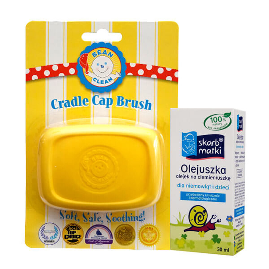 Comprar Treasure of Mother Olejuszka, aceite para costra láctea, 30 ml + Bean Clean, cepillo para costra láctea Treasure of Mother Olejuszka, aceite para costra láctea, 30 ml + Bean Clean, cepillo para costra láctea