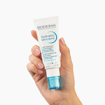 Bioderma Hydrabio Gel-Creme, crema facial suavizante de consistencia ligera, 40 ml
