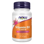 Now Foods, Vitamine D3 2000 UI, 120 capsules