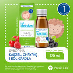 Bobolen Icelander, cough syrup, over 1 year, 120 ml