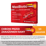 Maxibiotic (5 mg + 5000 UI + 400 UI)/g, zalf, 1 g x 10 sachets