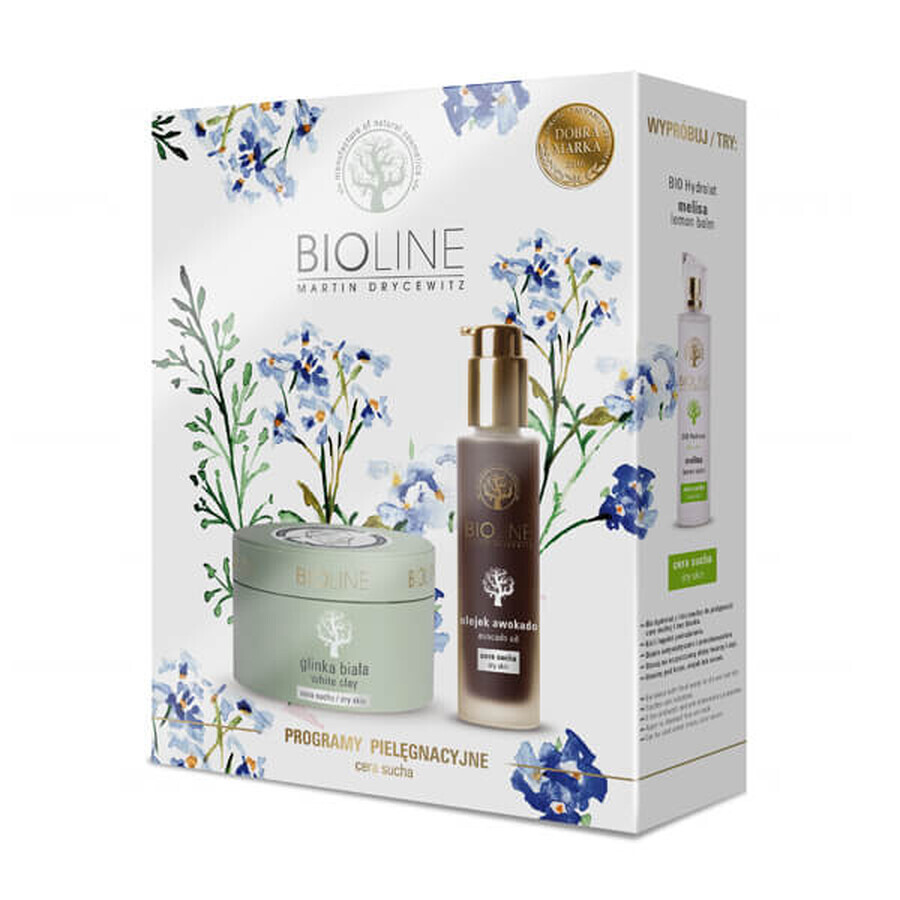Buy Bioline, white clay, 200 ml + 100% pure avocado oil, 50 ml Bioline, white clay, 200 ml + 100% pure avocado oil, 50 ml