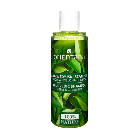 Orientana, ayurvedic hair shampoo, neem and green tea, 210 ml