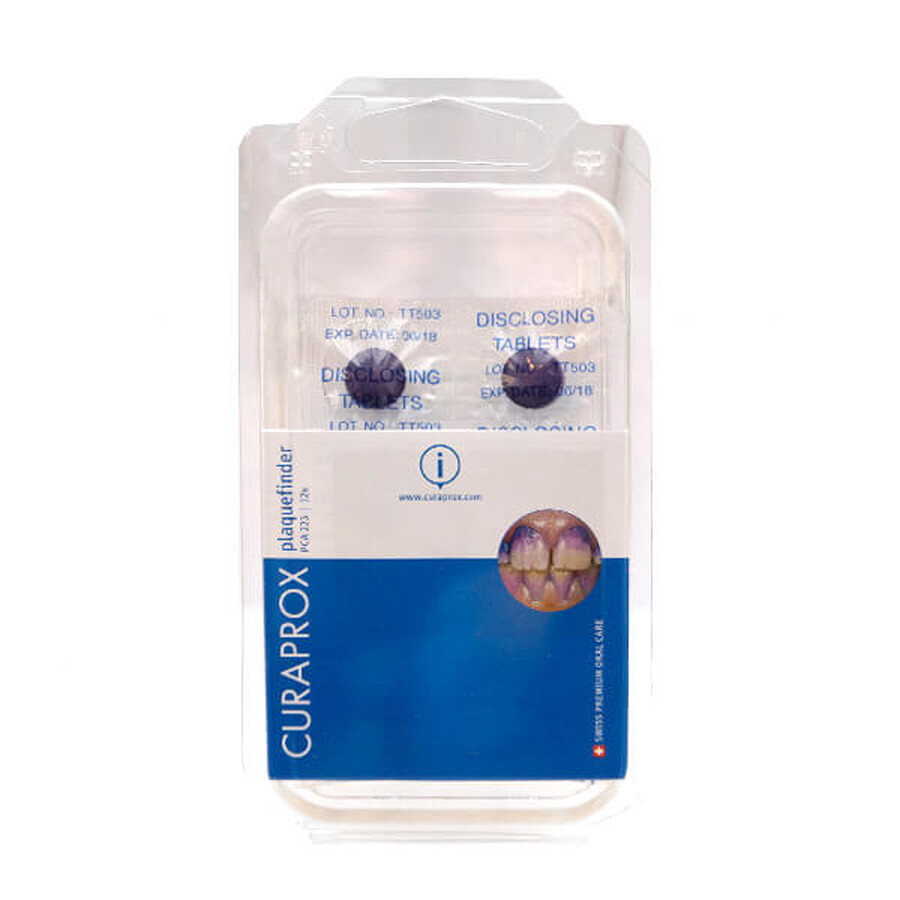 Shop Curaprox, Plaque-Färbetabletten, PCA 223, 12 Tabletten Curaprox, Plaque-Färbetabletten, PCA 223, 12 Tabletten