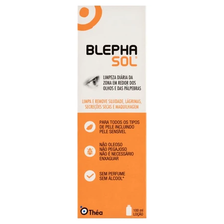 Blephasol, micellar liquid for daily care of sensitive eyelids, 100 ml