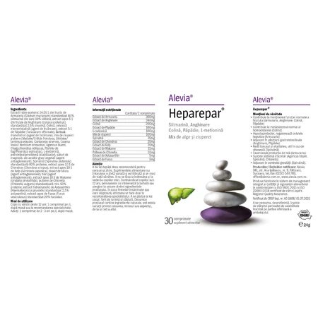 Heparepar, 30 capsules, Alevia
