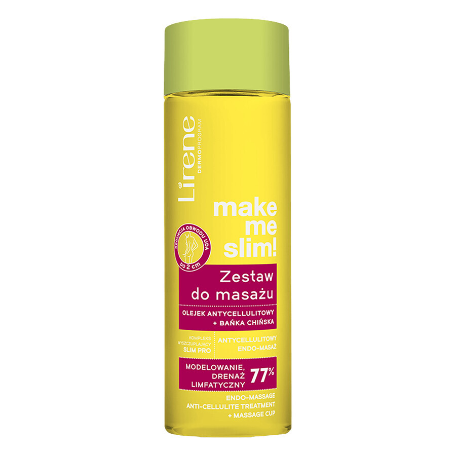 Lirene Anti-Cellulite-Massageöl, 100 ml + chinesische Blase