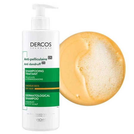 Vichy Dercos Anti Dandruff DS, anti-dandruff shampoo, dry hair, 390 ml