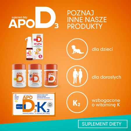 ApoD3 Chews, Vitamin D3 800 IU für Kinder ab 3 Jahren, Orangengeschmack, 30 Weichkapseln zum Kauen 