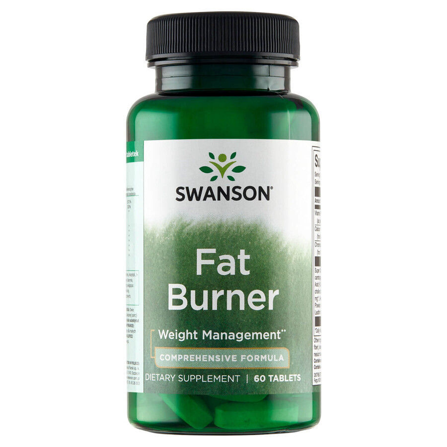 Boutique Swanson Fat Burner, 60 comprimés Swanson Fat Burner, 60 comprimés