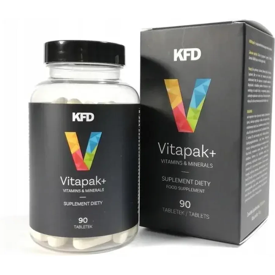 KFD VitaPak+ Vitamine și minerale, 90 comprimate