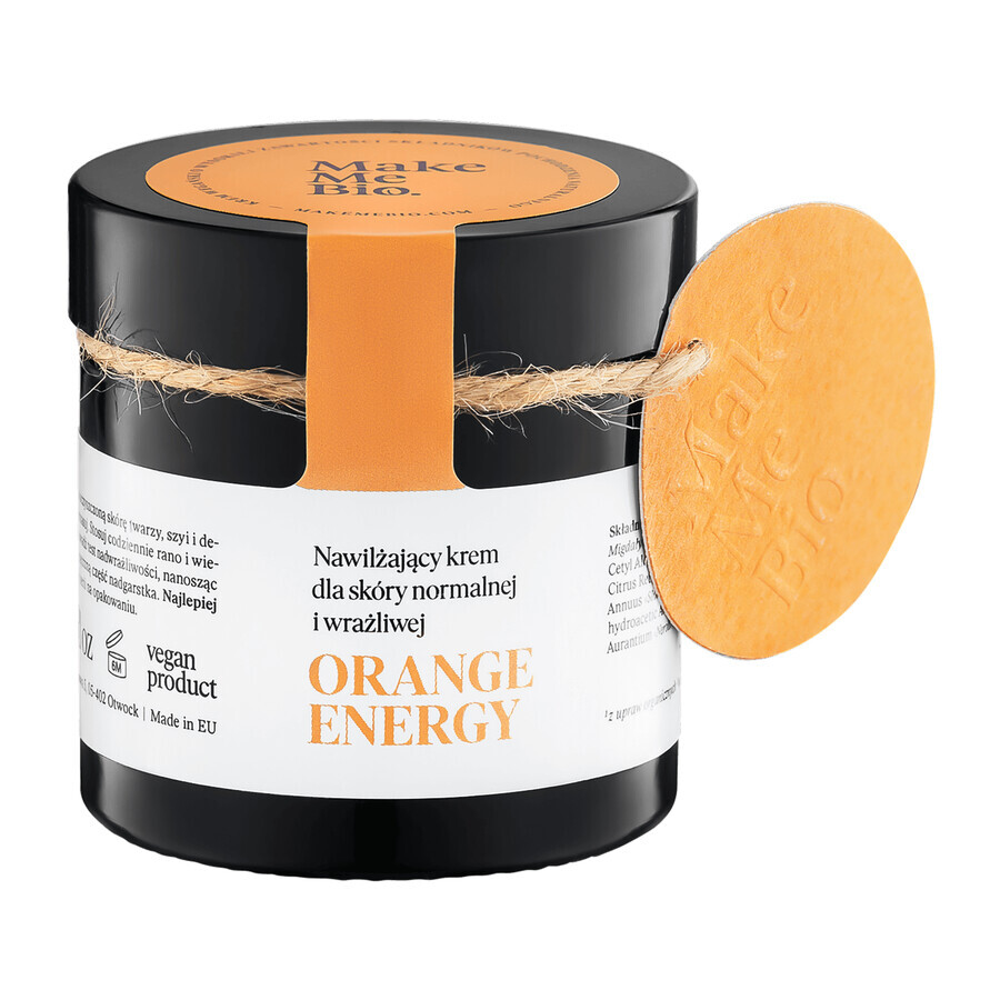 Winkel op Make Me Bio Orange Energy, hydraterende crème voor de normale en gevoelige huid, 60 ml Make Me Bio Orange Energy, hydraterende crème voor de normale en gevoelige huid, 60 ml