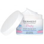 Dermedic Linum Emolient Baby, intensive lubricating butter for face and body from the first day of life, dry, very dry and atopic skin, 225 g