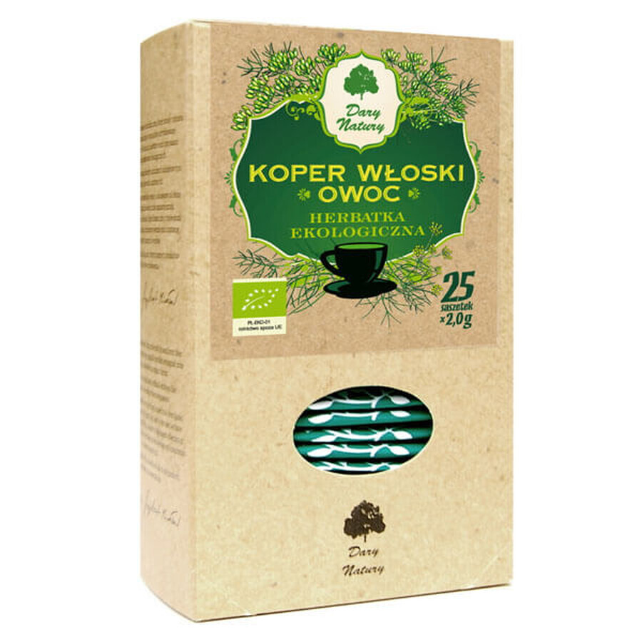 Buy Dary Natury Fennel fruit, organic tea, 2 gx 25 sachets Dary Natury Fennel fruit, organic tea, 2 gx 25 sachets