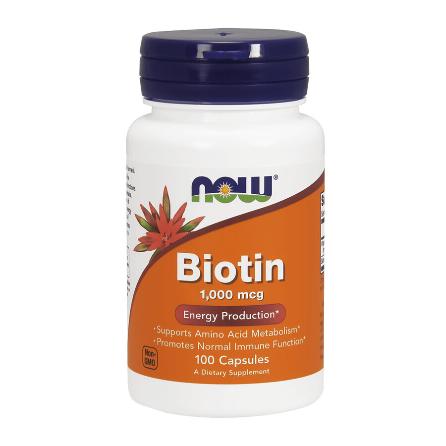 Comprar Now Foods Biotina 1000 µg, 100 cápsulas Now Foods Biotina 1000 µg, 100 cápsulas