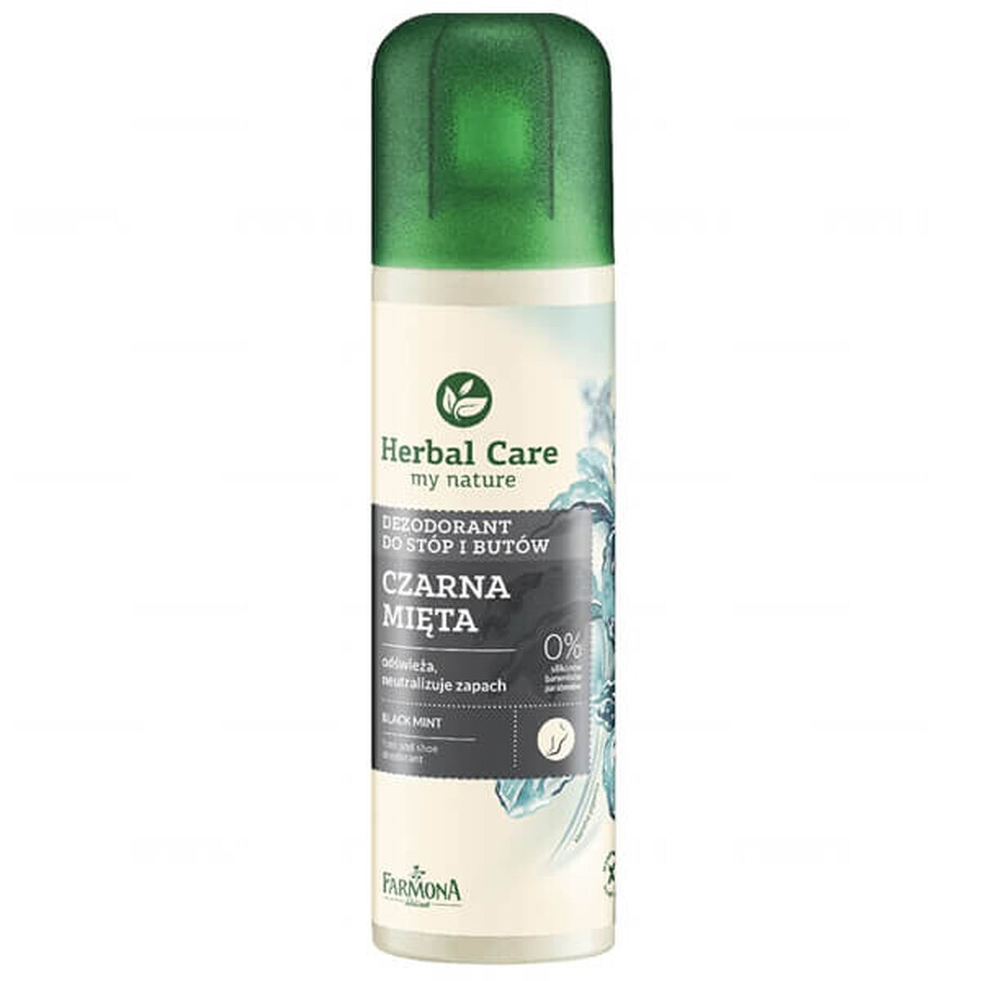 Winkel op Farmona Herbal Care, deodorant voor voeten, zwarte munt, 150 ml Farmona Herbal Care, deodorant voor voeten, zwarte munt, 150 ml
