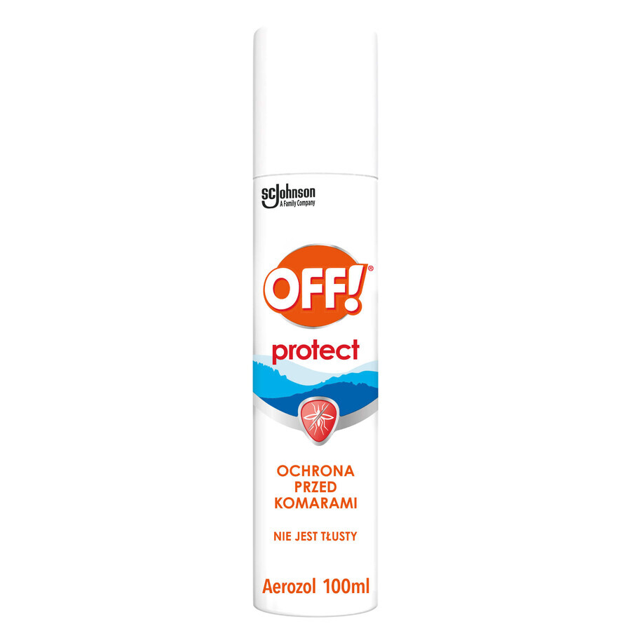 Buy OFF! Protect, protection against mosquitoes, aerosol, DEET 15%, 100 ml OFF! Protect, protection against mosquitoes, aerosol, DEET 15%, 100 ml