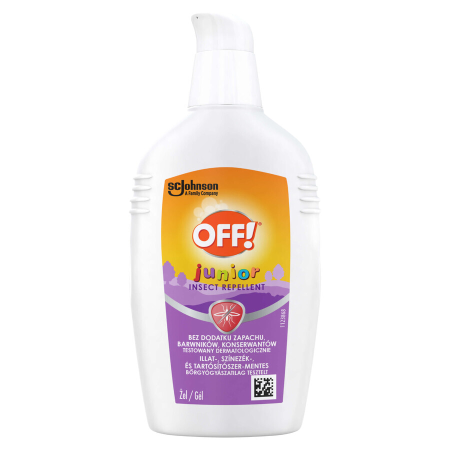 Winkel op OFF! Junior, muggenwerende gel voor kinderen vanaf 2 jaar, met icaridine, 100 ml OFF! Junior, muggenwerende gel voor kinderen vanaf 2 jaar, met icaridine, 100 ml