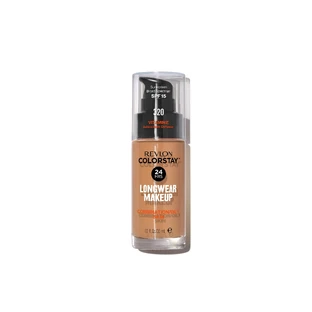Revlon ColorStay, base para pieles mixtas y grasas, nº 320, True Beige, con dosificador, 30 ml