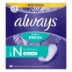 Always Dailies Fresh Protect, sanitary pads, Normal, 60 pcs