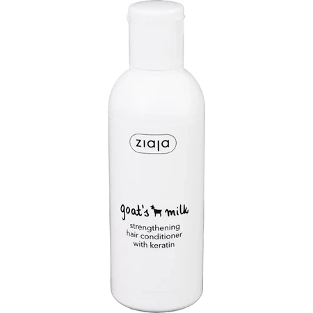 Hair strengthening conditioner with goat milk and keratin, 200 ml, Ziaja