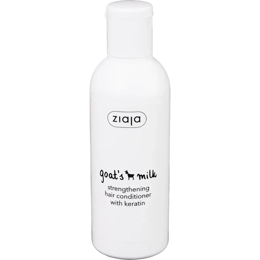 Hair strengthening conditioner with goat milk and keratin, 200 ml, Ziaja