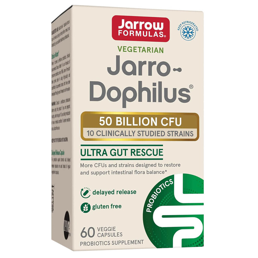 Shop Jarrow Formulas Jarro-Dophilus, Probiotikum, 60 vegane Kapseln Jarrow Formulas Jarro-Dophilus, Probiotikum, 60 vegane Kapseln