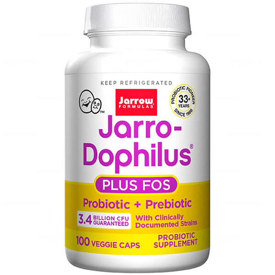 Buy Jarrow Formulas Jarro-Dophilus + FOS, 100 capsules Jarrow Formulas Jarro-Dophilus + FOS, 100 capsules