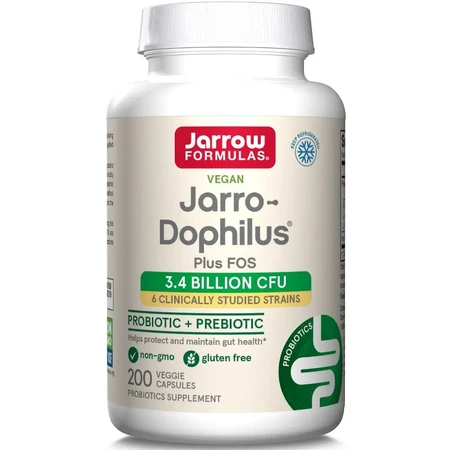 Jarrow Formulas 3.4 Billion CFU Jarro-Dophilus + FOS, 100 capsule