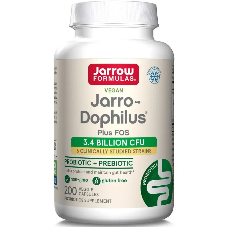 Jarrow Formulas 3.4 Billion CFU Jarro-Dophilus + FOS, 100 capsule