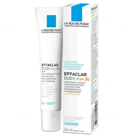 La Roche-Posay Effaclar Duo+, crema anti-imperfecciones, SPF 30, 40 ml