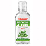 CleanHands, antibacterial hand gel with aloe vera and Provitamin B5, 50 ml