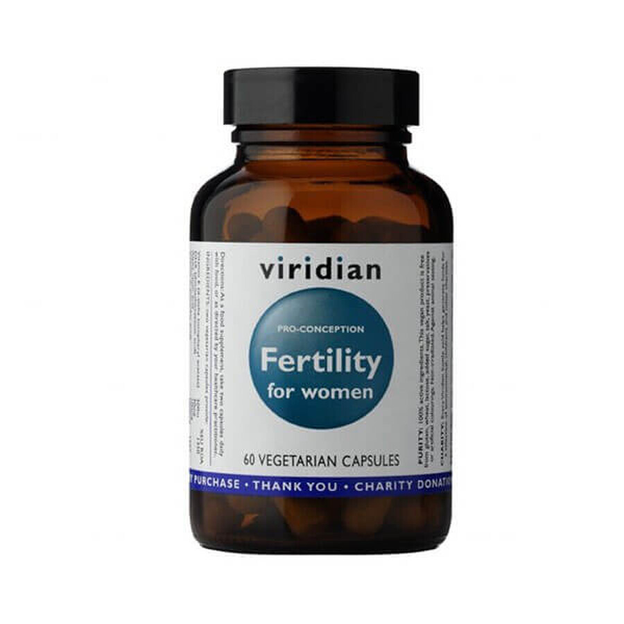 Comprar Viridian Fertilidad Femenina, 60 cápsulas Viridian Fertilidad Femenina, 60 cápsulas