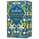 Pukka, chamomile tea, vanilla, Manuka honey, 20 sachets