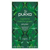 Pukka Supreme Matcha Matcha Green Organic, green tea with Matcha, 1,5 g x 20 sachets
